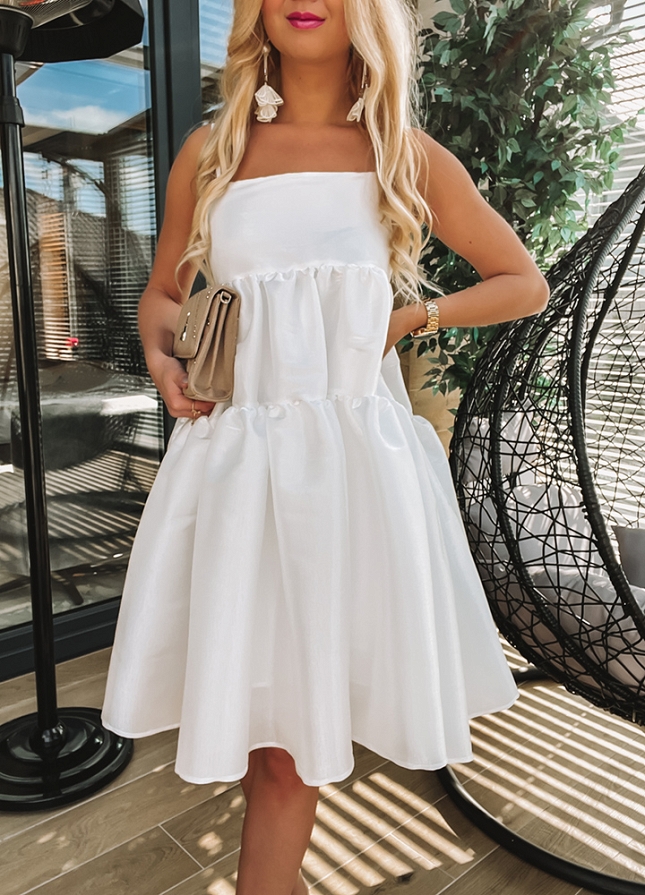 Sukienka BOMBKA white PREMIUM - K450