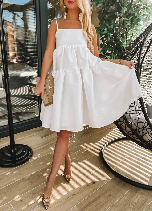 Sukienka BOMBKA white PREMIUM - K450