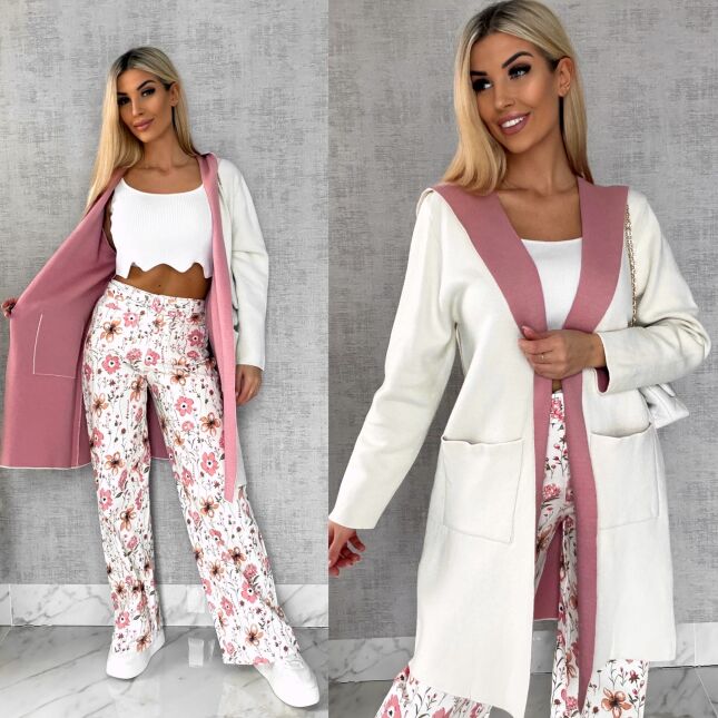 Oryginalna wiosenna narzutka z kapturem ONE SIZE - R540