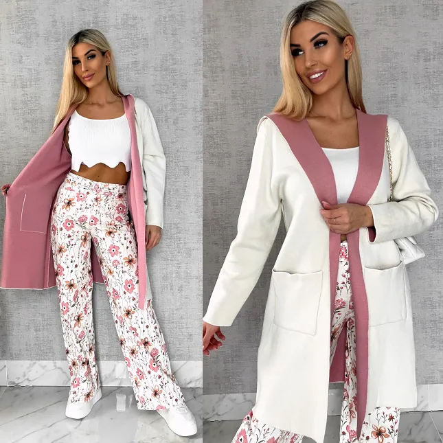 Oryginalna wiosenna narzutka z kapturem ONE SIZE - R540