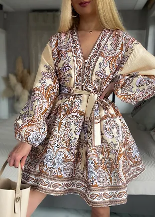 Fantastyczna sukienka na komunie z kieszeniami BAWEŁNA - M977