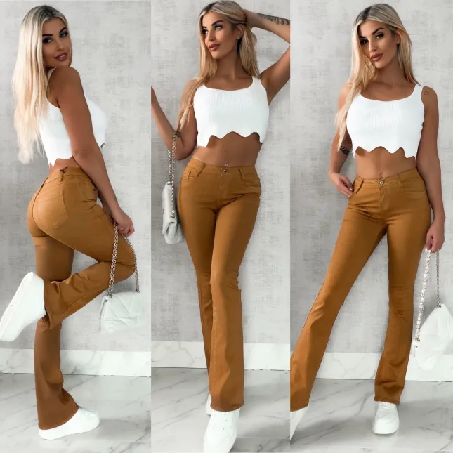 Elastyczne spodnie jeansowe CAMEL - R254A