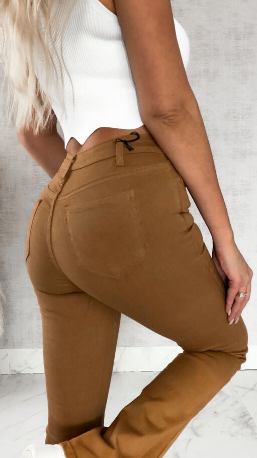 Elastyczne spodnie jeansowe CAMEL - R254A