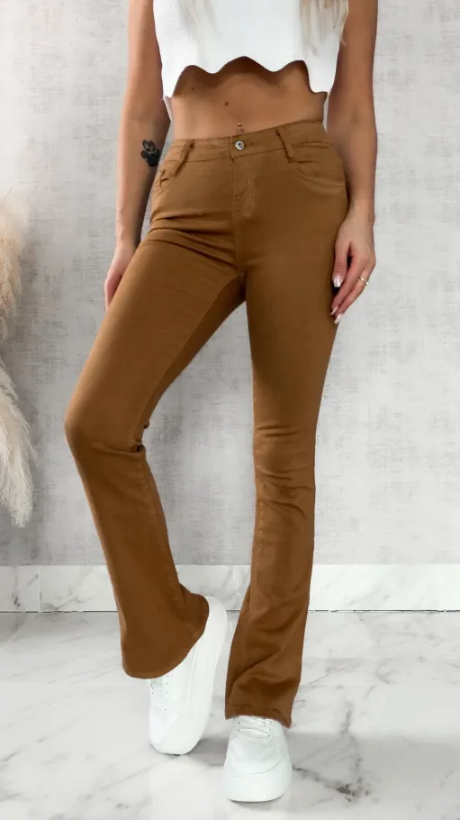 Elastyczne spodnie jeansowe CAMEL - R254A