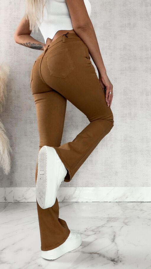 Elastyczne spodnie jeansowe CAMEL - R254A