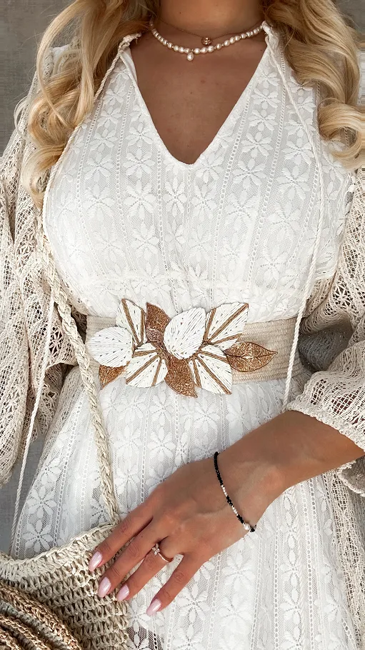 BOHO sukienka na plażę ONE SIZE duży luźny rozmiar - P690