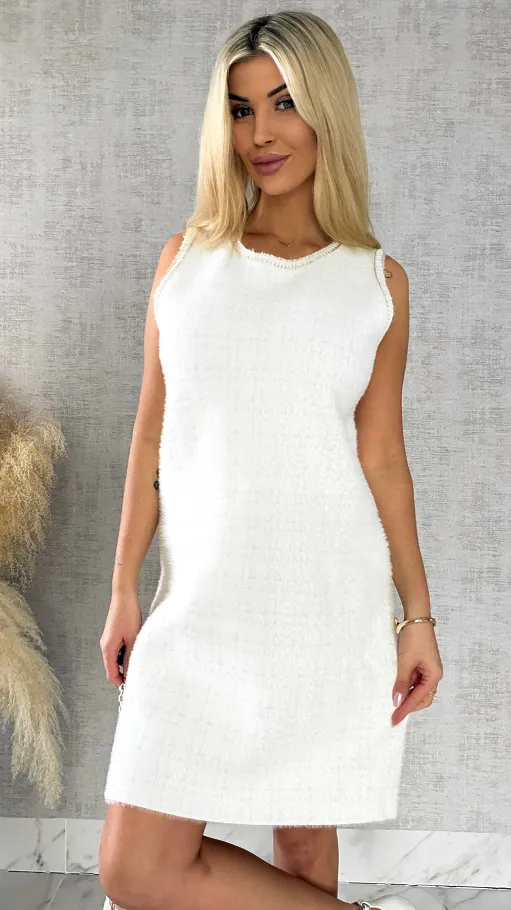 Elegancki komplet na wiosnę marynarka + sukienka ONE SIZE - R535