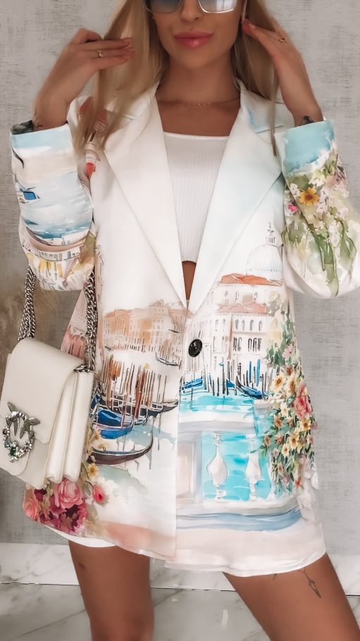 Oryginalna marynarka wzór Wenecja ONE SIZE - R891