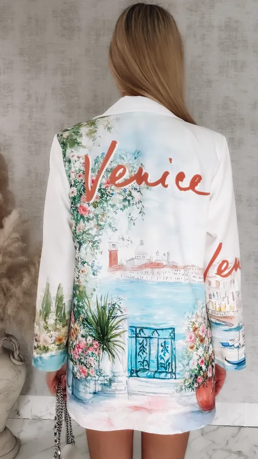 Oryginalna marynarka wzór Wenecja ONE SIZE - R891