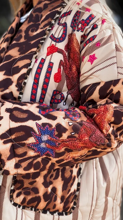 Lekka pikowana kurtka przejściowa HORSE - R138A