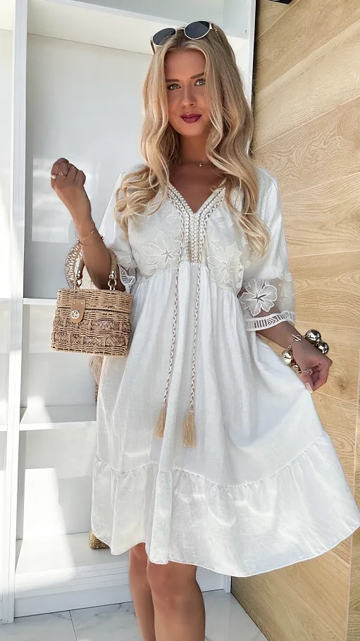 Letnia sukienka w stylu boho ONE SIZE - P905