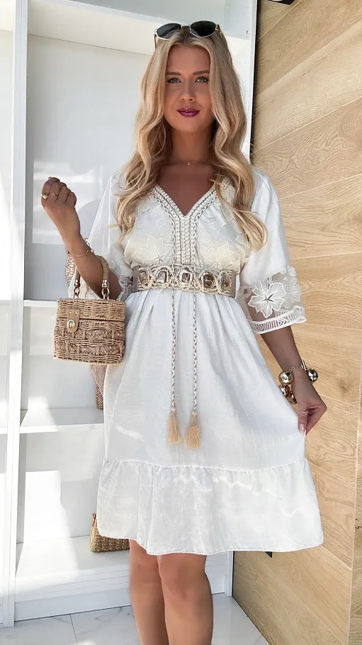 Letnia sukienka w stylu boho ONE SIZE - P905