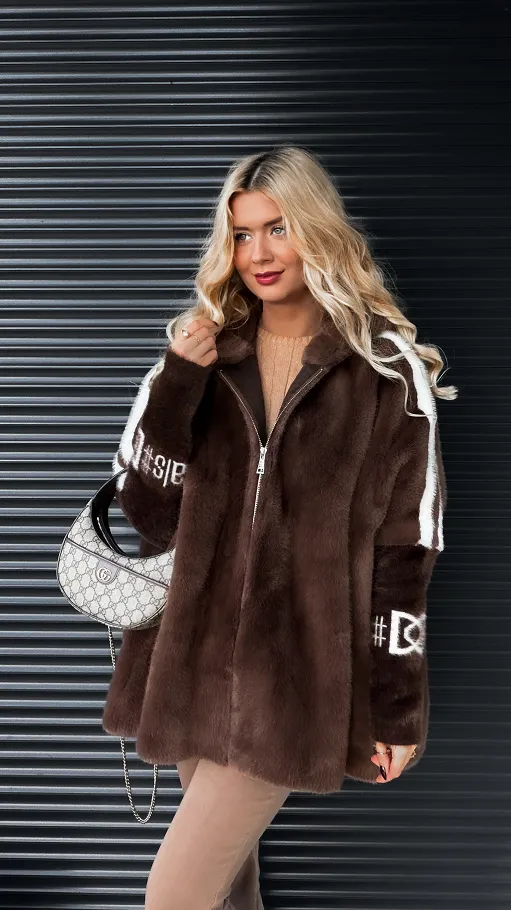 Premium futerko nietoperz z kapturem CZEKOLADOWE - R122B