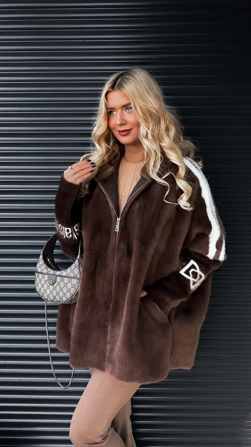 Premium futerko nietoperz z kapturem CZEKOLADOWE - R122B